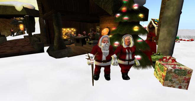 Kris Kringle and Mrs Kringle Dwarfins